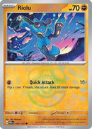 Riolu (Master Ball Pattern) 50 - [SV Prismatic Evolutions] Holofoil