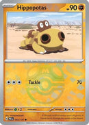 Hippopotas (Master Ball Pattern) 52 - [SV Prismatic Evolutions] Holofoil