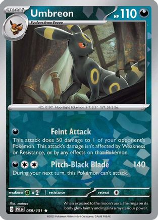 Umbreon (Master Ball Pattern) 59 - [SV Prismatic Evolutions] Holofoil