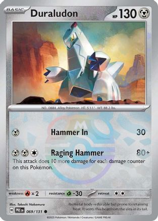 Duraludon (Master Ball Pattern) 69 - [SV Prismatic Evolutions] Holofoil