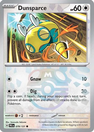 Dunsparce (Master Ball Pattern) 79 - [SV Prismatic Evolutions] Holofoil