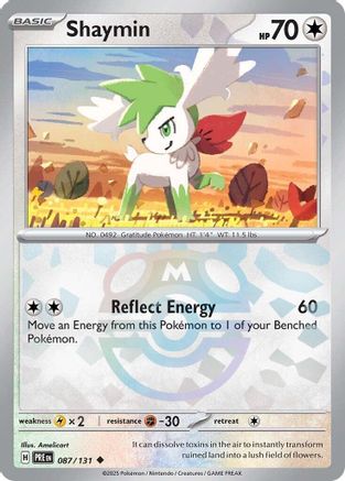 Shaymin (Master Ball Pattern) 87 - [SV Prismatic Evolutions] Holofoil
