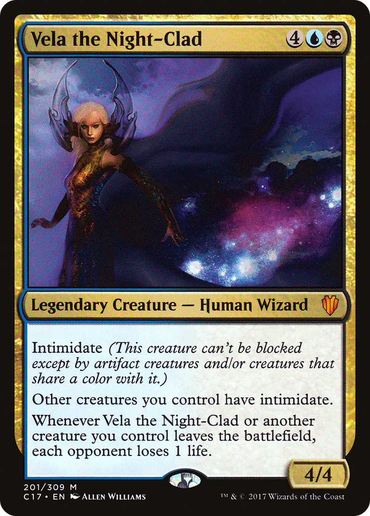 Vela the Night-Clad (C17-201) [Commander 2017]