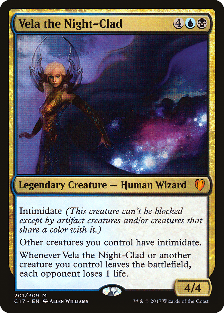 Vela the Night-Clad (C17-201) [Commander 2017]