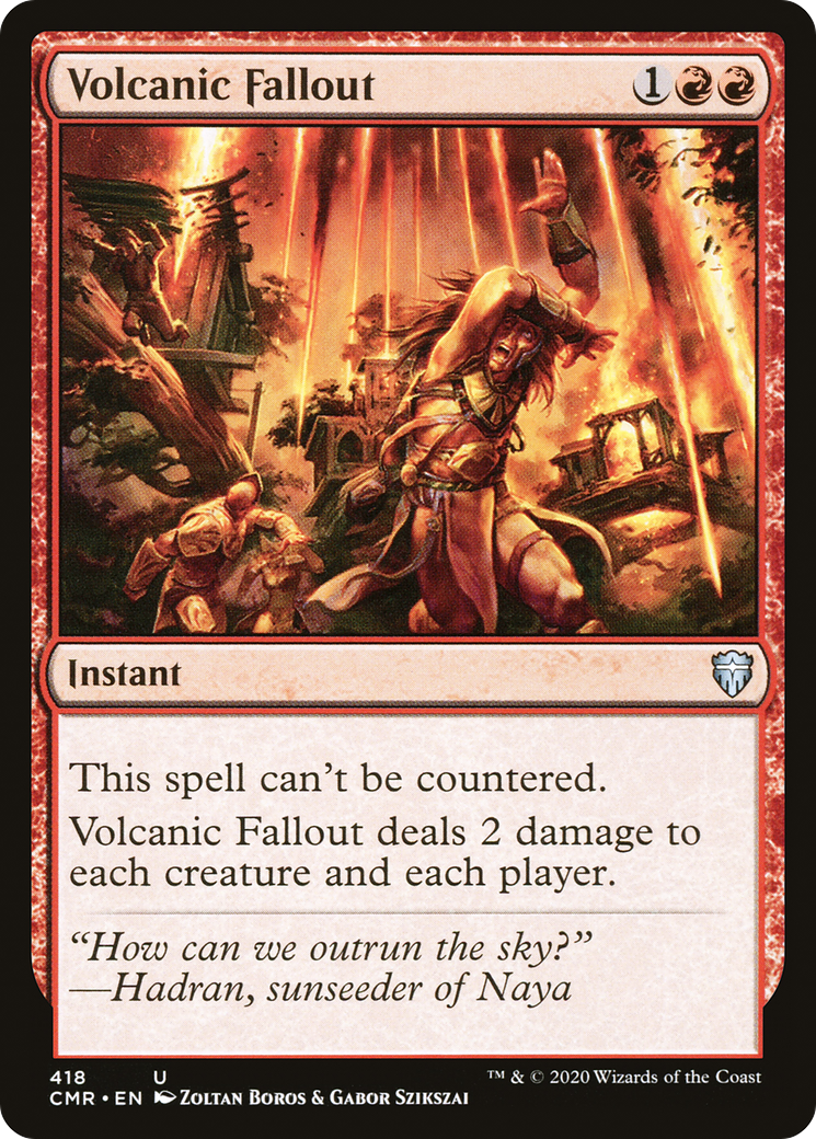 Volcanic Fallout (CMR-418) [Commander Legends]