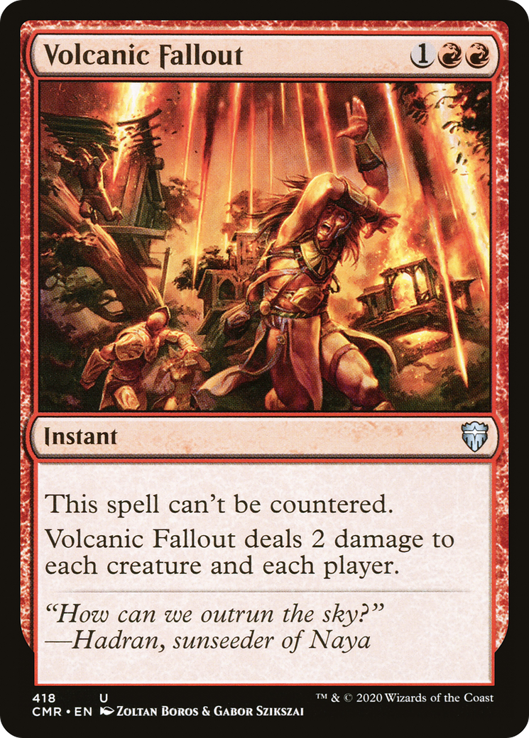 Volcanic Fallout (CMR-418) [Commander Legends]