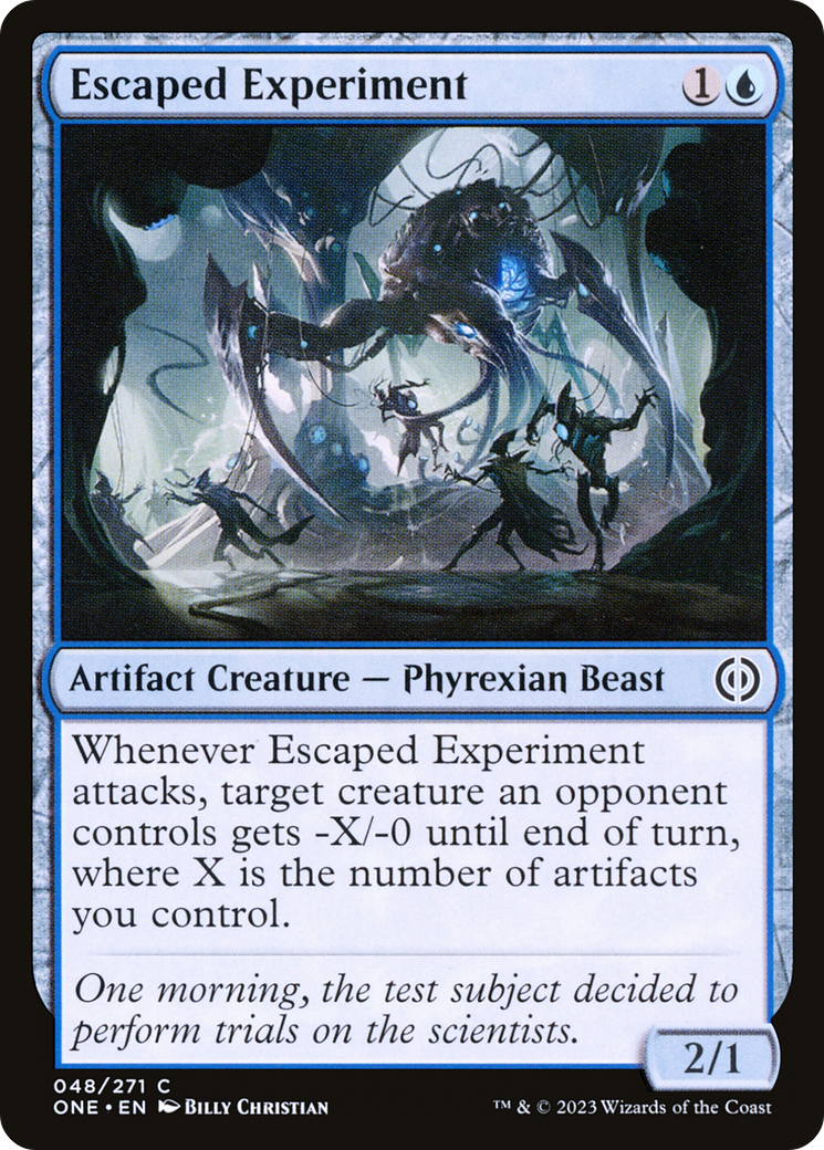 Escaped Experiment (ONE-048) [Phyrexia: All Will Be One] Foil