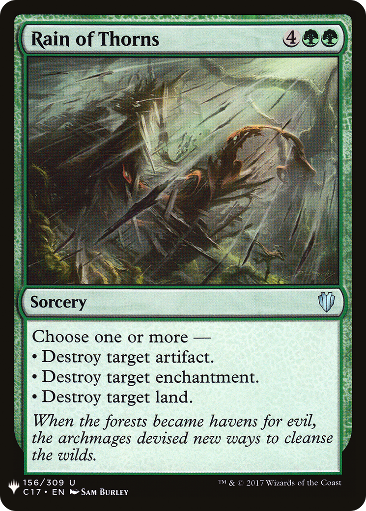 Rain of Thorns (LIST-C17-156) [The List]