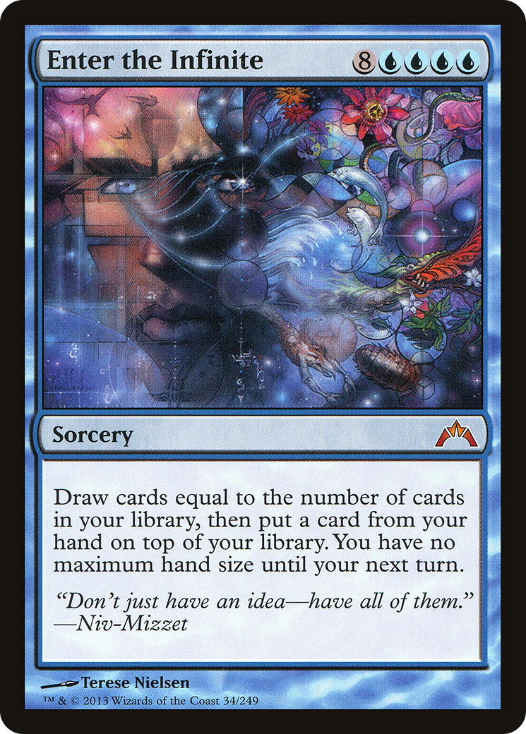Enter the Infinite (GTC-034) [Gatecrash] Foil