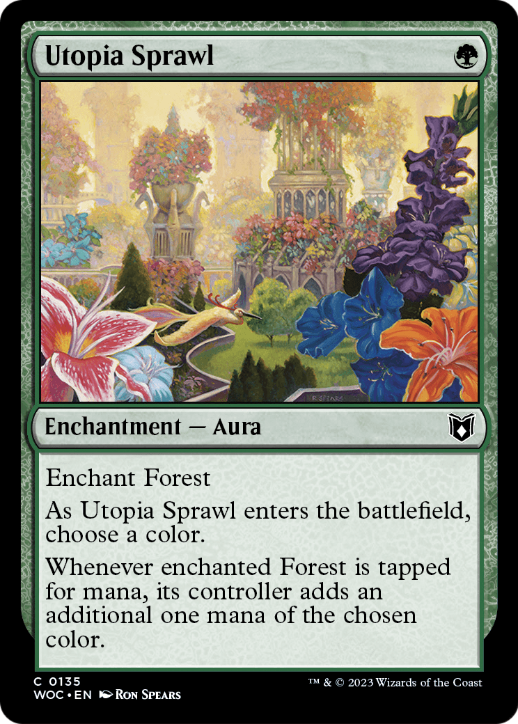 Utopia Sprawl (WOC-135) [Wilds of Eldraine Commander]