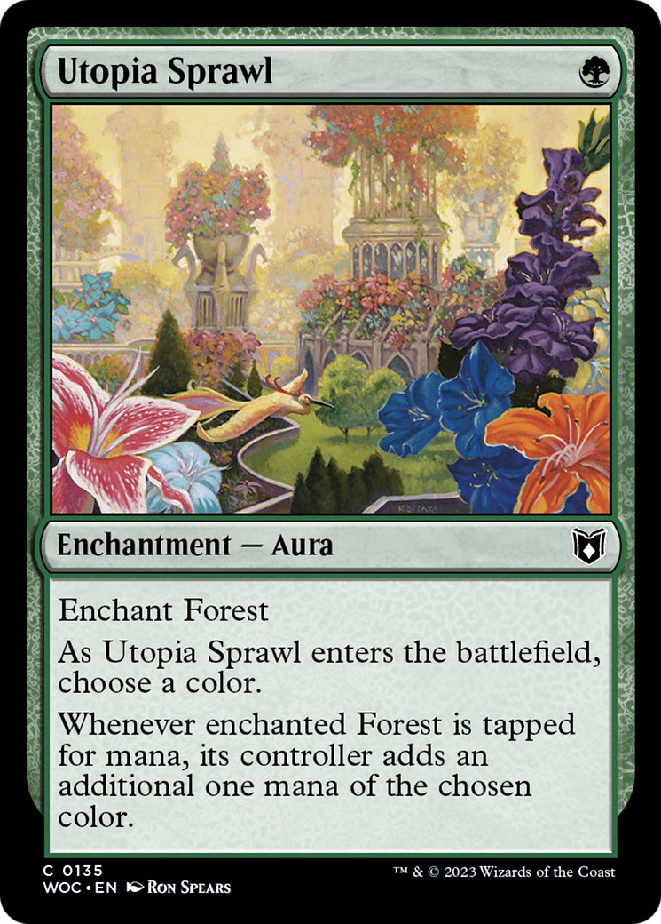Utopia Sprawl (WOC-135) [Wilds of Eldraine Commander]