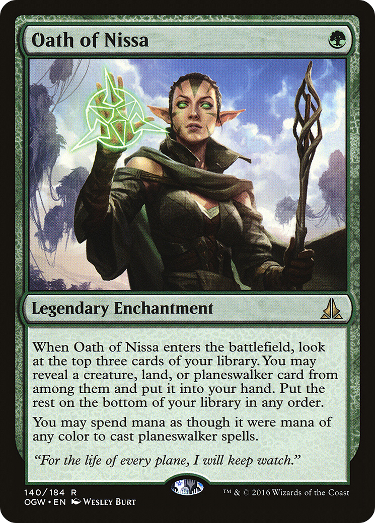 Oath of Nissa (OGW-140) [Oath of the Gatewatch] Foil