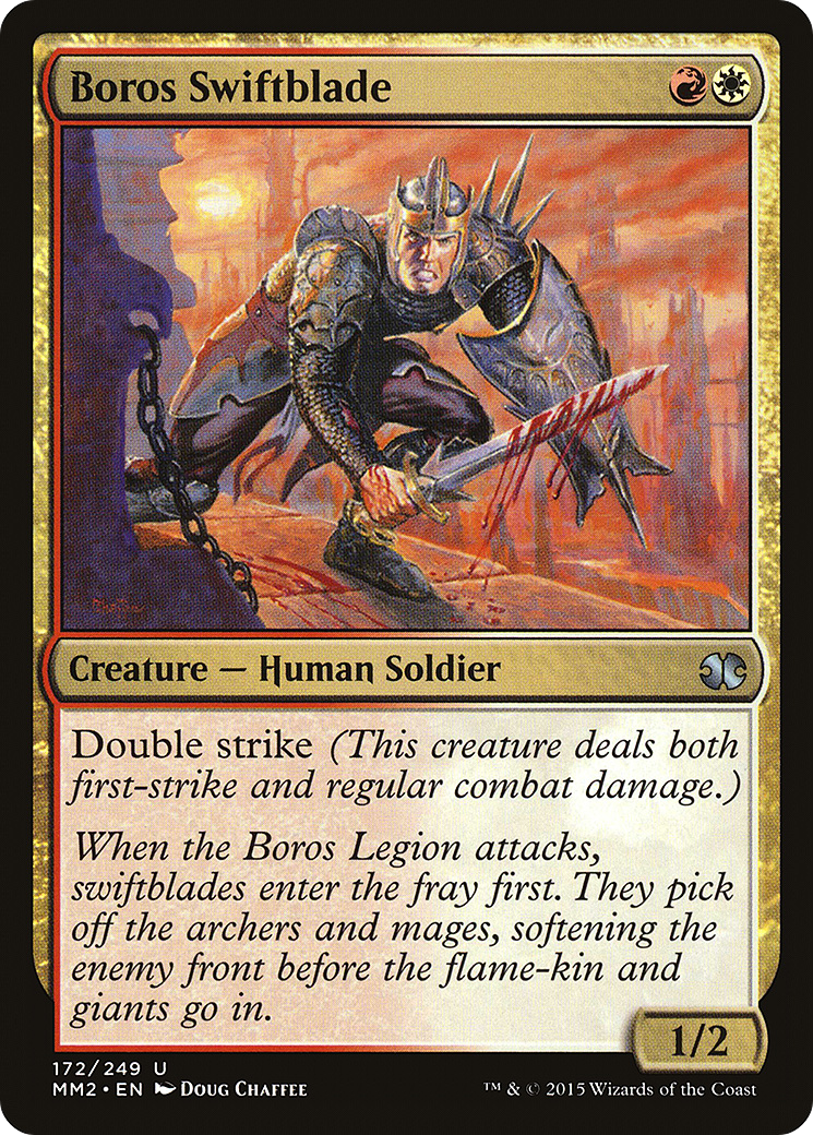 Boros Swiftblade (MM2-172) [Modern Masters 2015]