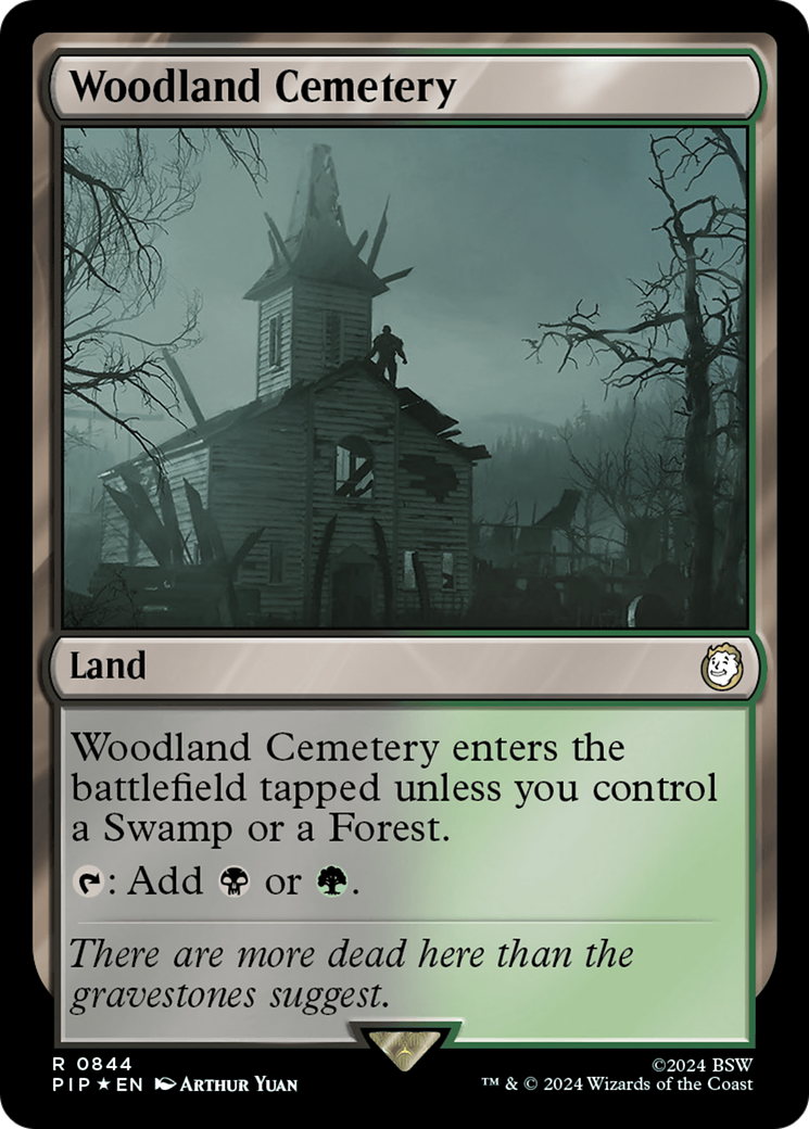 Woodland Cemetery (PIP-844) [Fallout] Foil