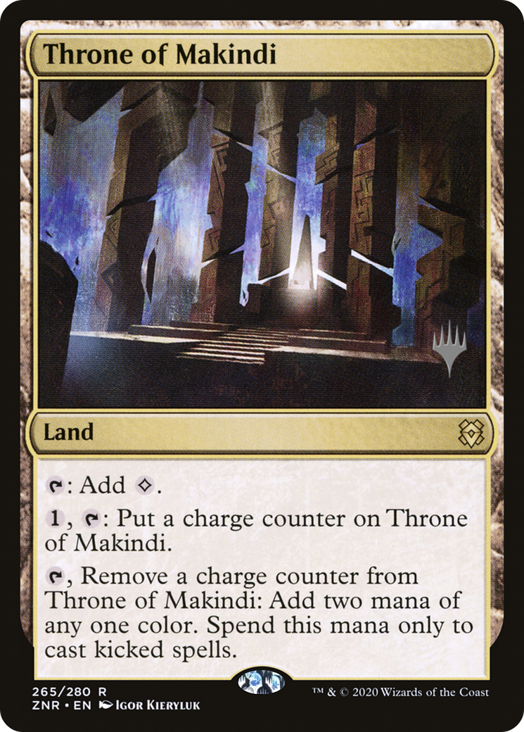 Throne of Makindi (PPZNR-265P) [Zendikar Rising Promos] Foil