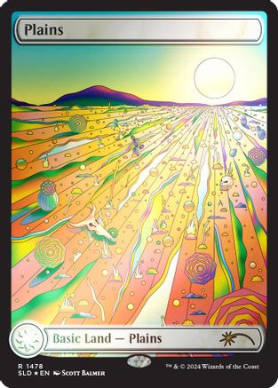 Plains (1478) (Rainbow Foil) (SLD-1478) [Secret Lair Drop Series] Foil