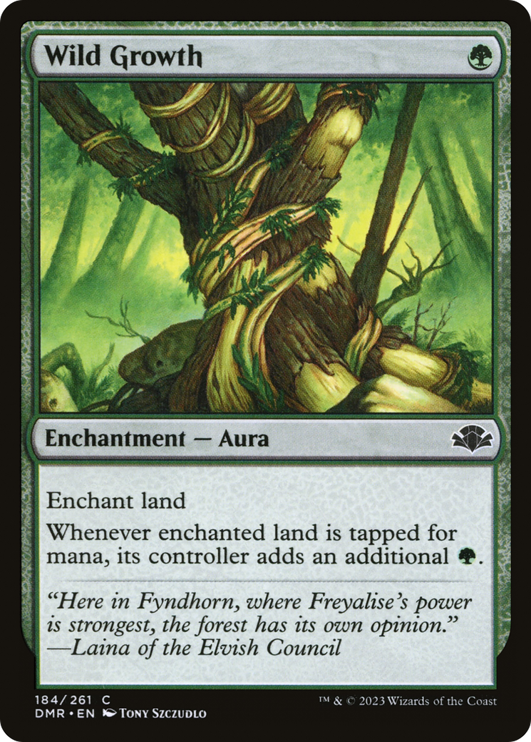 Wild Growth (DMR-184) [Dominaria Remastered] Foil