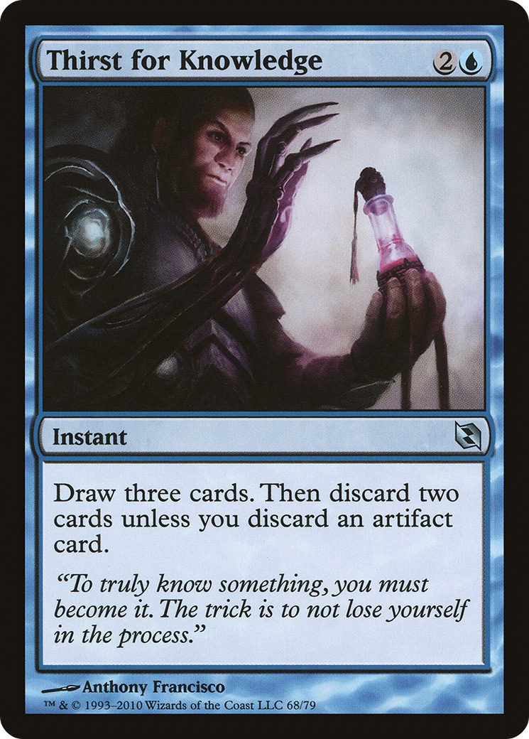 Thirst for Knowledge (DDF-068) [Duel Decks: Elspeth vs. Tezzeret]