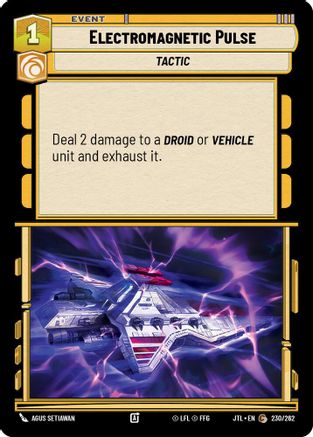 Electromagnetic Pulse (230/262) [Jump to Lightspeed]