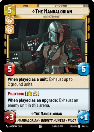 The Mandalorian - Weathered Pilot (210/262) [Jump to Lightspeed]