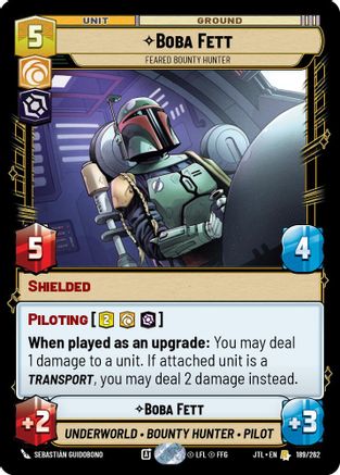 Boba Fett - Feared Bounty Hunter (189/262) [Jump to Lightspeed]