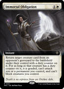 Immortal Obligation (MKC-321) [Murders at Karlov Manor Commander]: (Extended Art)