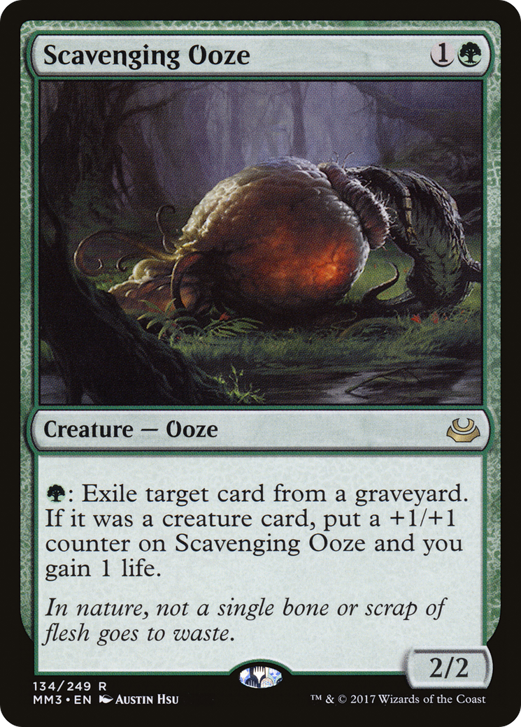 Scavenging Ooze (MM3-134) [Modern Masters 2017]