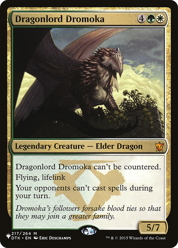 Dragonlord Dromoka (LIST-DTK-217) [The List]