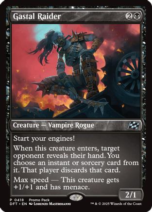 Gastal Raider (PPDFT-418) [Promo Pack: Aetherdrift] Foil