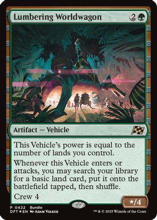 Lumbering Worldwagon (UMP-422) [Unique and Miscellaneous Promos] Foil
