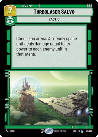 Turbolaser Salvo (131/262) [Jump to Lightspeed]