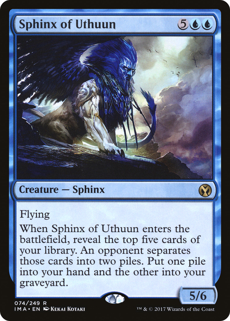 Sphinx of Uthuun (IMA-074) [Iconic Masters] Foil