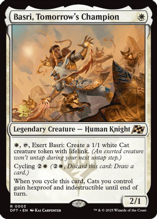 Basri, Tomorrow's Champion (PRE-003) [Prerelease Cards] Foil
