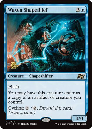 Waxen Shapethief (PRE-074) [Prerelease Cards] Foil