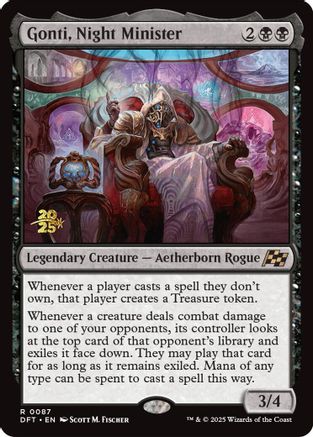 Gonti, Night Minister (PRE-087) [Prerelease Cards] Foil