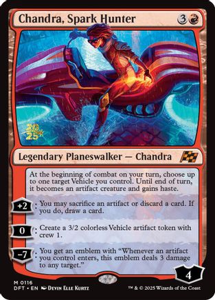 Chandra, Spark Hunter (PRE-116) [Prerelease Cards] Foil