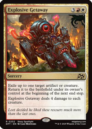 Explosive Getaway (PRE-202) [Prerelease Cards] Foil