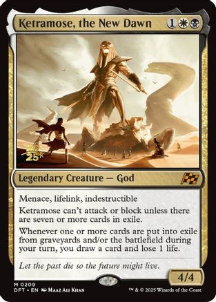 Ketramose, the New Dawn (PRE-209) [Prerelease Cards] Foil