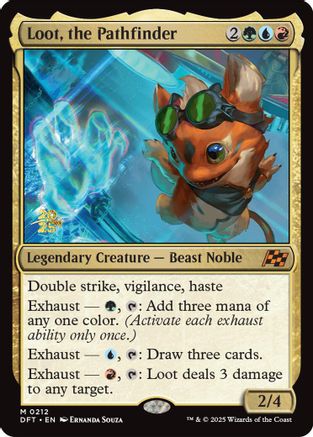 Loot, the Pathfinder (PRE-212) [Prerelease Cards] Foil