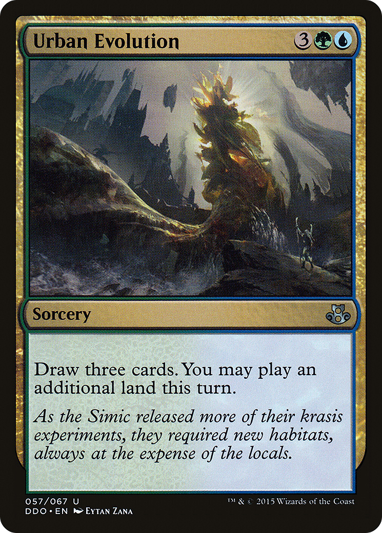 Urban Evolution (DDO-057) [Duel Decks: Elspeth vs. Kiora]