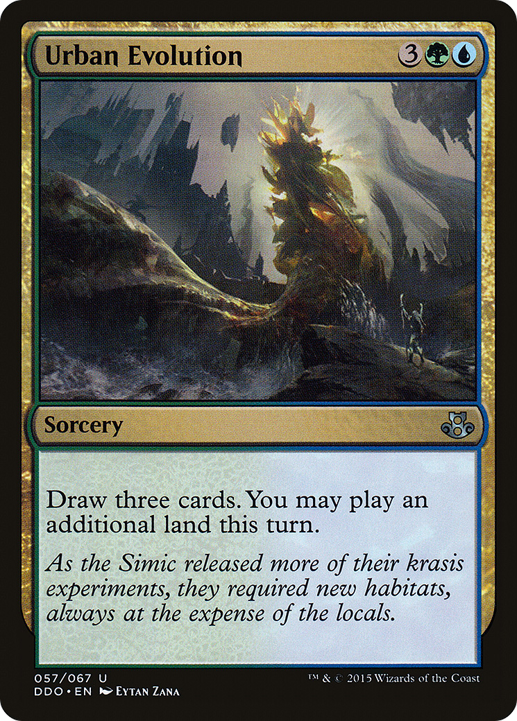 Urban Evolution (DDO-057) [Duel Decks: Elspeth vs. Kiora]
