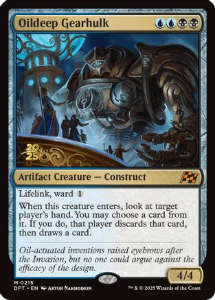 Oildeep Gearhulk (PRE-215) [Prerelease Cards] Foil