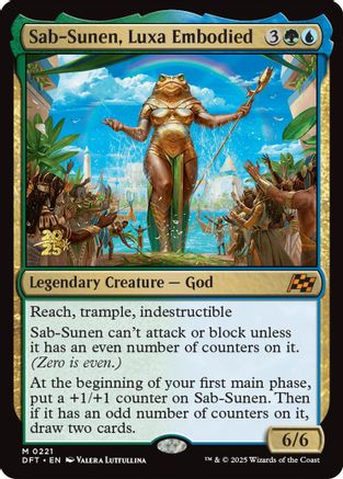 Sab-Sunen, Luxa Embodied (PRE-221) [Prerelease Cards] Foil