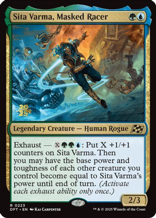 Sita Varma, Masked Racer (PRE-223) [Prerelease Cards] Foil
