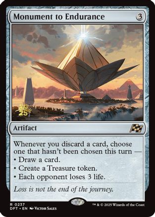 Monument to Endurance (PRE-237) [Prerelease Cards] Foil