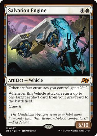 Salvation Engine (PPDFT-027) [Promo Pack: Aetherdrift] Foil