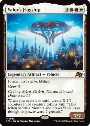 Valor's Flagship (PPDFT-035) [Promo Pack: Aetherdrift]
