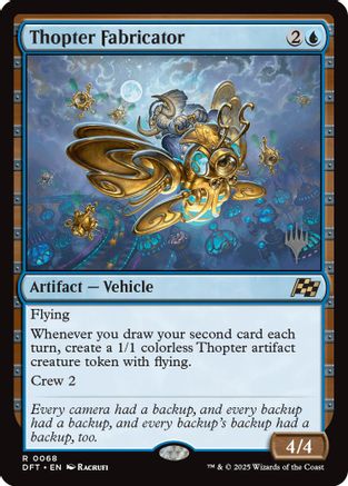 Thopter Fabricator (PPDFT-068) [Promo Pack: Aetherdrift] Foil