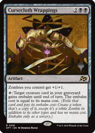 Cursecloth Wrappings (PPDFT-081) [Promo Pack: Aetherdrift]