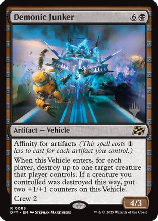 Demonic Junker (PPDFT-083) [Promo Pack: Aetherdrift]